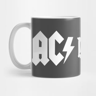 AC / Dead C parody T-Shirt (light ink) Mug